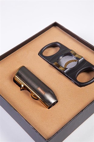 Cohiba Çakmak Kesici İkili Set