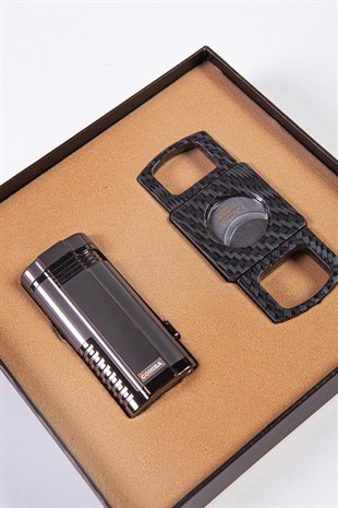 Cohiba Çakmak Kesici İkili Set