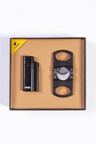Cohiba Çakmak Kesici İkili Set