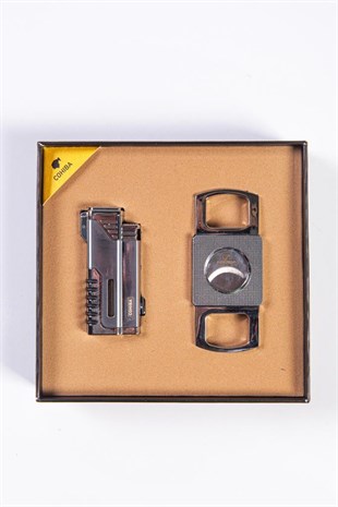 Cohiba Çakmak Kesici İkili Set