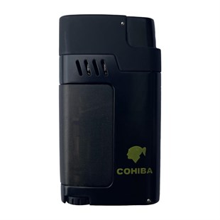 Cohiba Çakmak Kesici İkili Siyah Puro Seti