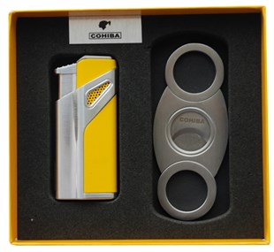 Cohiba Çakmak Kesici 2li Puro Seti