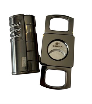 Cohiba Çakmak Kesici İkili Set