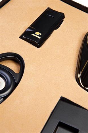 Cohiba Çakmak Kesici Küllük Sehpa Dörtlü Set