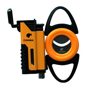 Cohiba Çakmak Kesici 2li Puro Seti