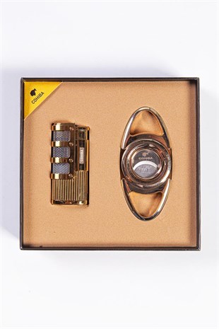 Cohiba Çakmak Kesici İkili Set