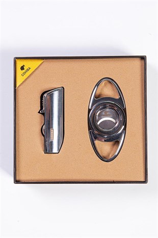 Cohiba Çakmak Kesici İkili Set