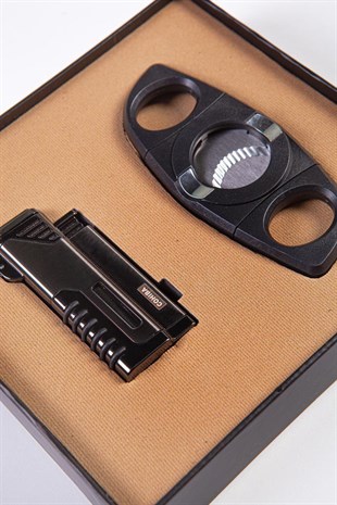 Cohiba Çakmak Kesici İkili Set