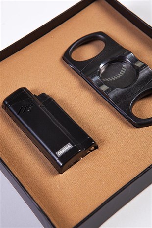 Cohiba Çakmak Kesici İkili Set