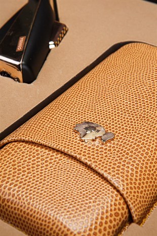 Cohiba Çakmak Kılıf Kesici Gold Puro Seti