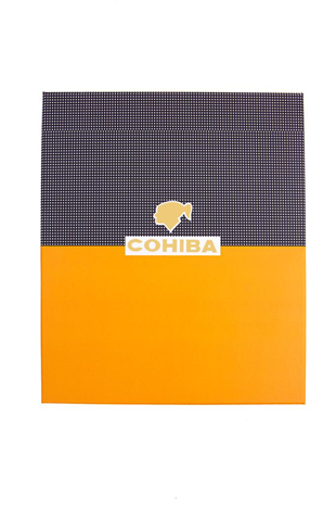 Cohiba Çakmak Küllük Masa Kılıf Dörtlü Sarı Puro Seti