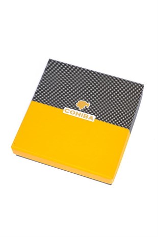 Cohiba İkili Çakmak Küllük Beyaz-Gümüş Set