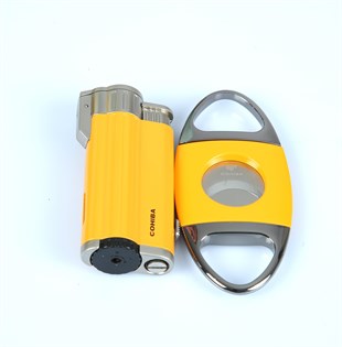Cohiba Kesici Çakmak 2li Puro Seti