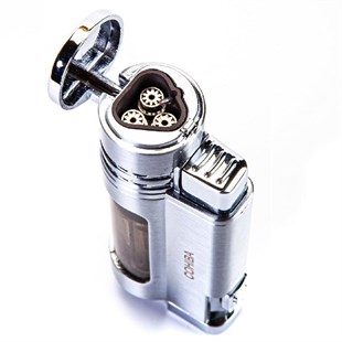 Cohiba Kılıf Çakmak Küllük Sehpa Dörtlü Beyaz-Siyah Puro Set