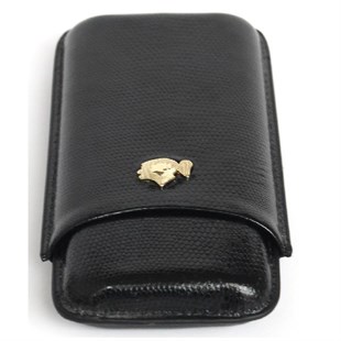 Cohiba Kılıf Çakmak Kesici Sehpa Dörtlü Siyah Puro Set