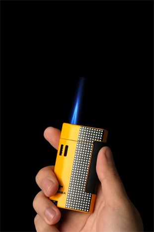 Cohiba Limitli Seri Kesici Çakmak İkili Sarı Puro Seti