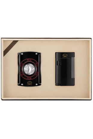 Cohiba Özel Seri Partagas Serie P No:2 Çakmak Kesici İkili Siyah Puro Seti