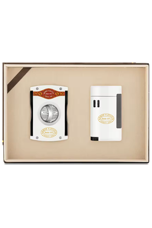 Cohiba Özel Seri Romeo Y Julieta Çakmak Kesici İkili Beyaz Puro Seti