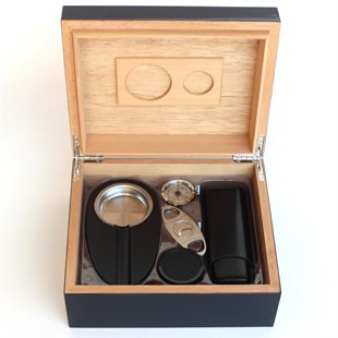 Cohiba Siyah Logolu Puro Humidor Seti