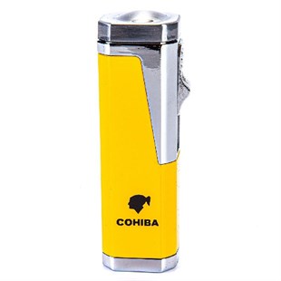Cohiba Sarı-Siyah İkili Çakmak Kesici Puro Set