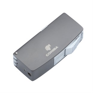 Cohiba Siyah Çakmak Silver Kesici 2li Puro Seti