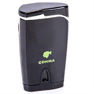 Cohiba Siyah İkili Çakmak Küllük Puro Set
