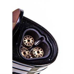 Cohiba Üçlü Kesici Çakmak Kılıf Siyah-Gunmetal Set