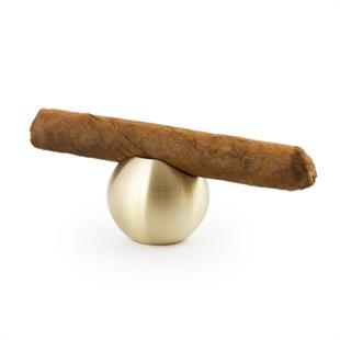 Coho Box Brazen Pirinç Puro Küllük & Kibritlik & Puro Stand Seti