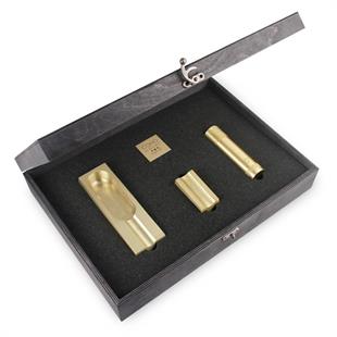 Coho Patron Inception Edition Pirinç Puro Küllük & Kibritlik & Puro Stand Seti