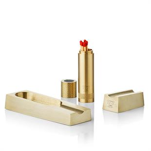 Coho Patron Inception Edition Pirinç Puro Küllük & Kibritlik & Puro Stand Seti