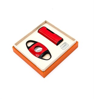Parmida Çakmak Kesici İkili Kırmızı Set