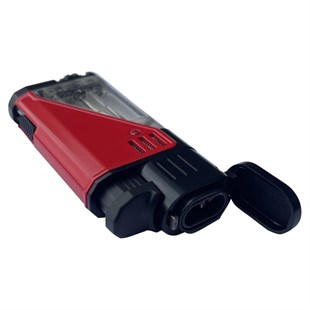 Parmida Çakmak Kesici İkili Kırmızı Puro Seti