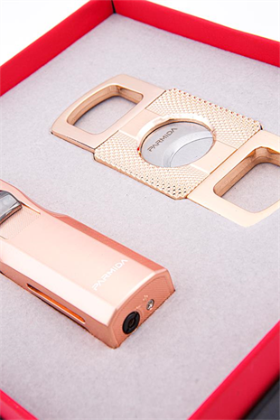 Parmida Çakmak Kesici Gold İkili Puro Seti