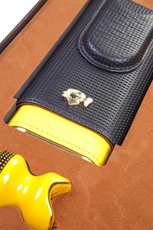 Cohiba Çakmak Kılıf Küllük Sehpa Dörtlü Puro Seti