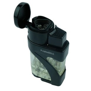 Parmida Çakmak Küllük İkili Siyah Puro Seti