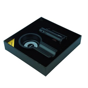 Parmida Çakmak Küllük İkili Siyah Puro Set