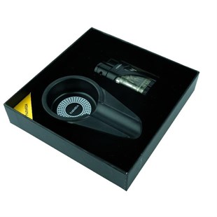 Parmida Çakmak Küllük İkili Siyah Puro Seti