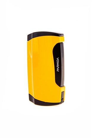 Parmida Sarı Çakmak Küllük Kesici Tutucu Dörtlü Puro Seti