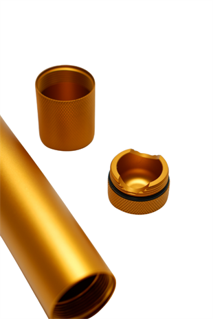 PremiumQuality Sarı Tekli Metal Puro Tüpü