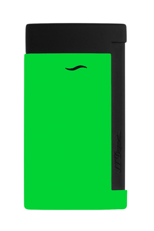 S.T. Dupont Fluo Slim 7 Chrome Neon Green Çakmak 27772