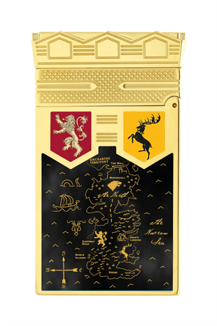 S.T. Dupont Game Of Thrones Le Grand Çakmak - Taht - Hatıra Parası Premium Set C23087
