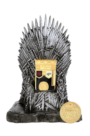 S.T. Dupont Game Of Thrones Le Grand Çakmak - Taht - Hatıra Parası Premium Set C23087