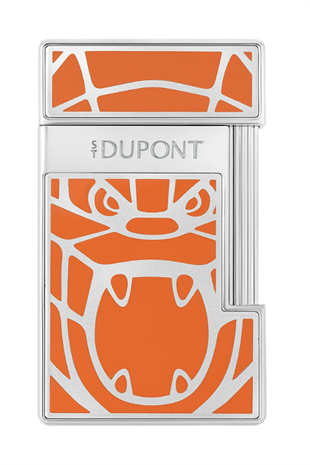 S.T. Dupont Orlinski Series Slimmy Turuncu Gümüş Puro Çakmağı 28063