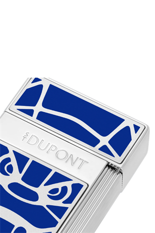 S.T. Dupont Orlinski Series Biggy Mavi Gümüş Puro Çakmağı 25064