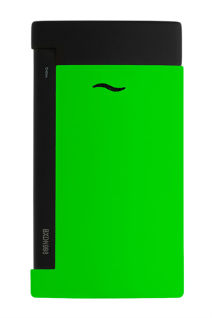 S.T. Dupont Fluo Slim 7 Chrome Neon Green Çakmak 27772
