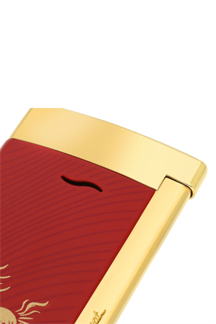 S.T. Dupont Horse Series Slim 7 Kırmızı Gold Puro Çakmağı 27080
