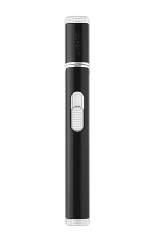 S.T. Dupont The Torch Siyah Gümüş Masa Tipi Puro Çakmağı 29001