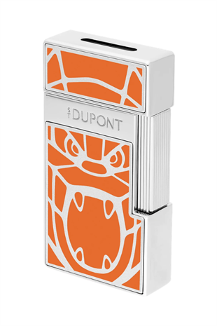 S.T. Dupont Orlinski Series Biggy Turuncu Gümüş Puro Çakmağı 25063