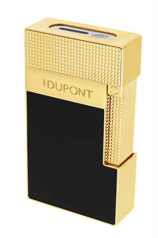 S.T. Dupont Siyah Gold Tek Torch & Soft Flame Masa Tipi Puro Çakmağı T20100