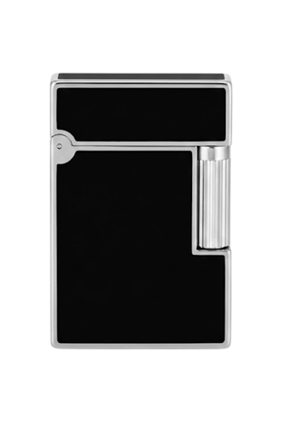 S.T. Dupont Line 1 Siyah - Gümüş Puro Çakmağı